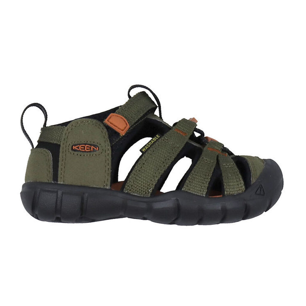 KEEN Sandaler - Seacamp II CNX C - Dark Olive/Gold Flame