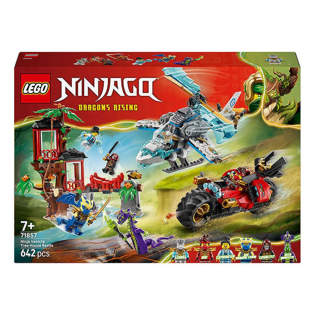 LEGOÂ® Ninjago - Ninjafartøjernes Kamp For... 71857 - 642 Dele