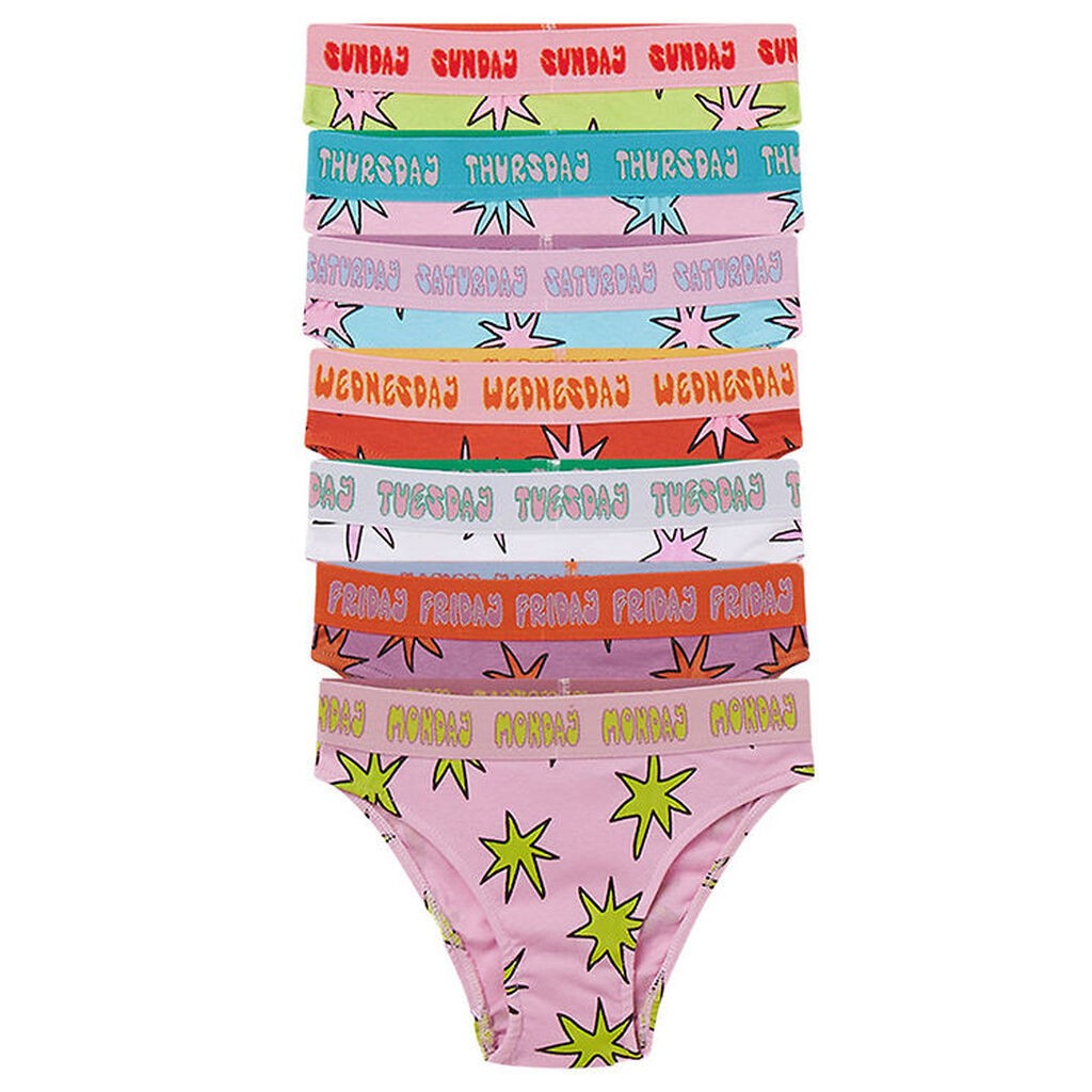 Stella McCartney Kids Trusser - 7-pak - Multifarvet