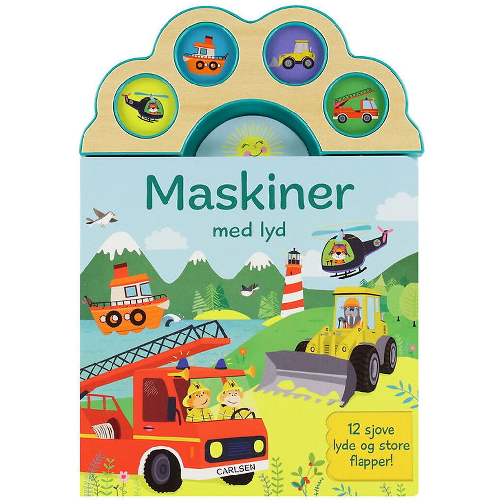 Forlaget Carlsen Bog m. Lyd - Maskiner Med Lyd - DA