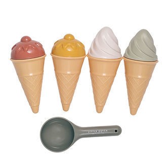 Little Dutch Strandsæt - 9-pak - Ice Cream