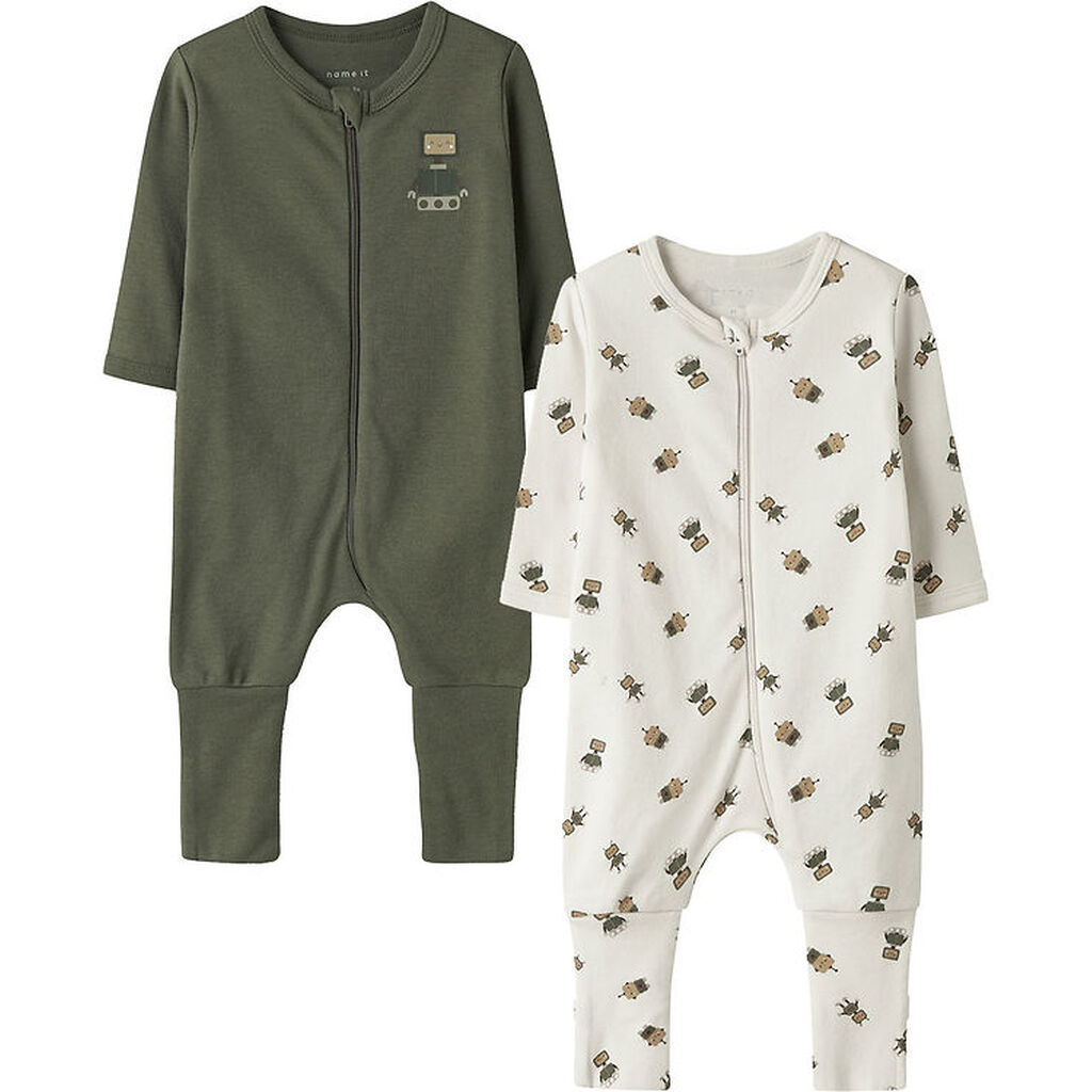 Name It Natdragter - Noos - NbmNightsuit - 2-pak - Jet Stream