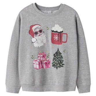 Name It Sweatshirt - NkfRasab - Grey Melange