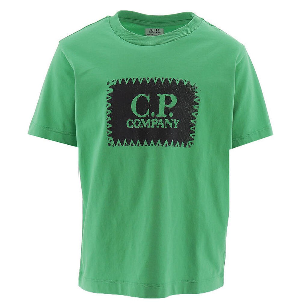 C.P. Company T-shirt - Classic Green m. Sort