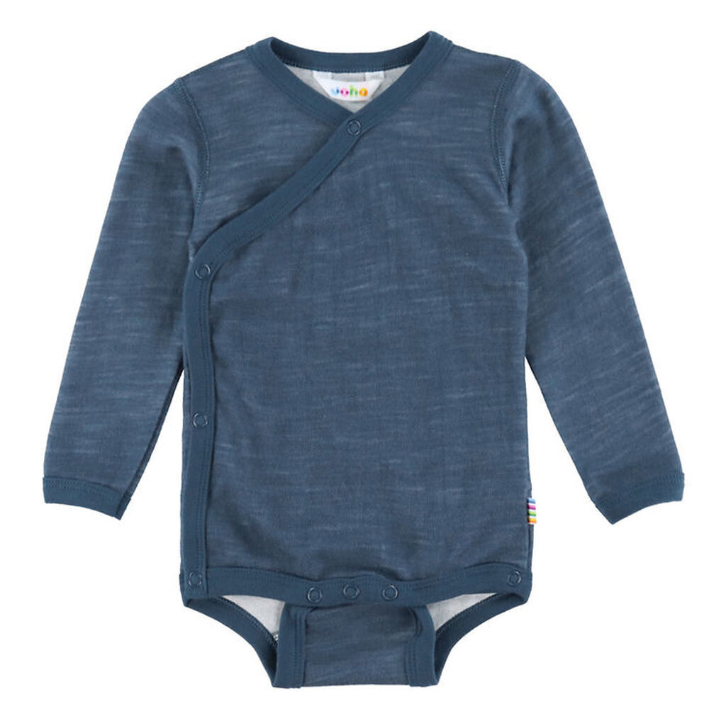 Joha Slå-Om Body l/æ - Uld/Bambus - Dark Denim