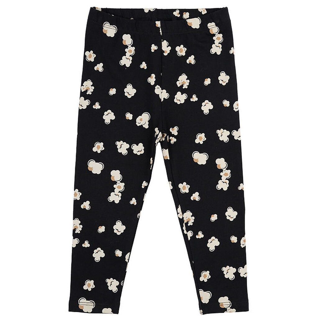 The New Siblings Leggings - TnsMateo - Black Beauty Popcorn AOP