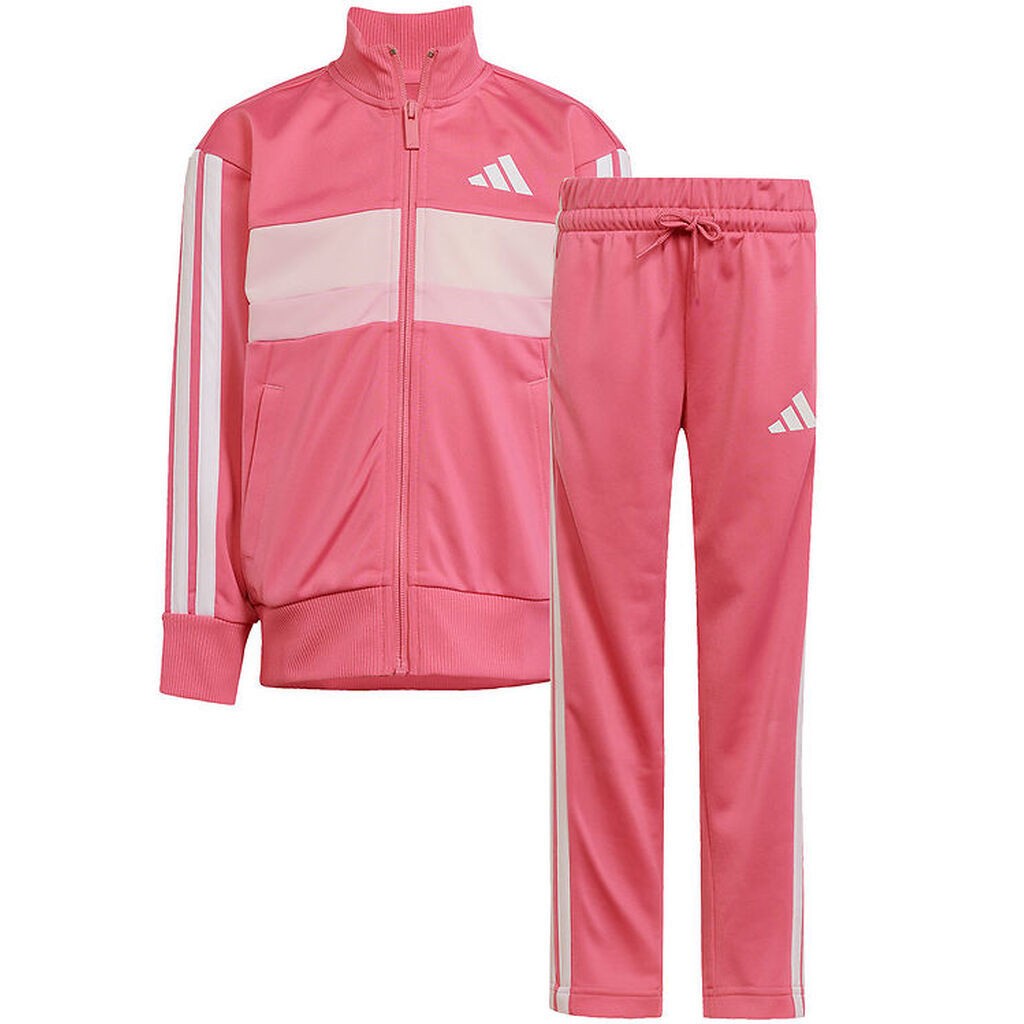 adidas Performance Træningssæt - LK 3S TIB TS - Pnkfus/White/Clp