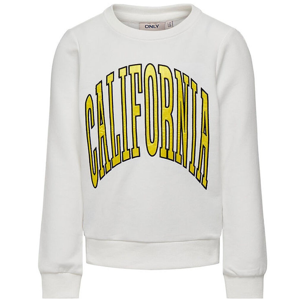 Kids Only Sweatshirt - KogBrie - Cloud Dancer/California