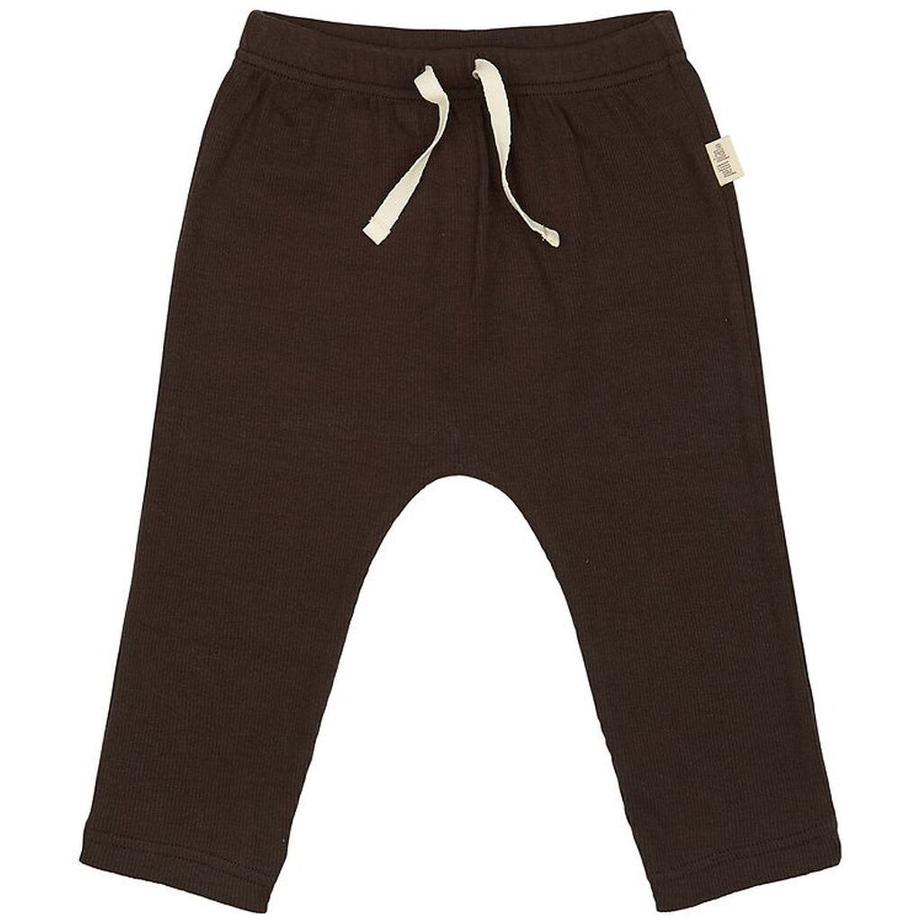 Petit Piao Bukser - Rib - Modal - Coffee Bean
