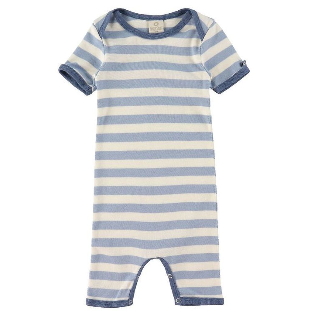 Smallstuff Sommerdragt - Striped - Denim/White
