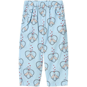Fliink Bukser - Colombe - Dream Blue/Hjerter