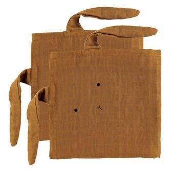 Liewood Stofbleer - 2-pak - Hannah - 70x70 - Rabbit Golden Caram