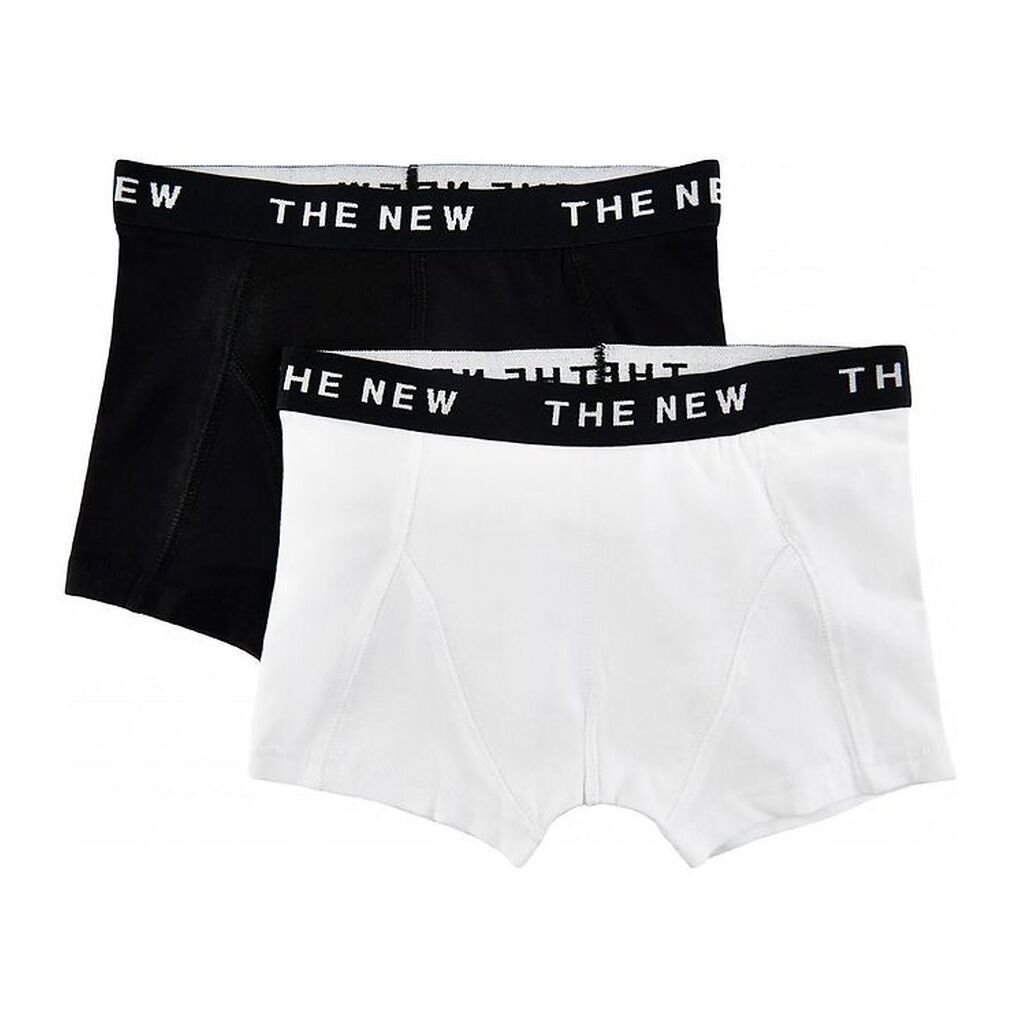The New Boxershorts - 2-pak - Noos - Sort/Hvid