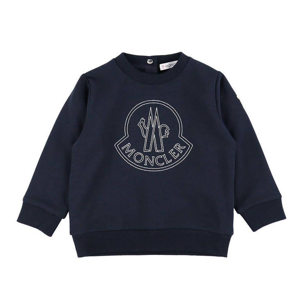 Moncler Sweatshirt - Navy m. Logo