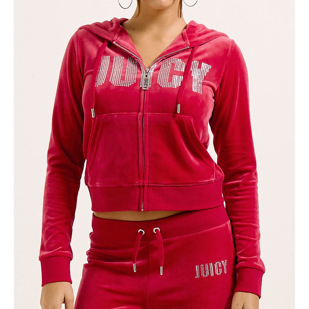 Juicy Couture Cardigan - Velour - Evy Impact - Astor Red