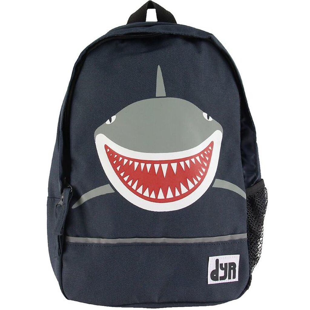 DYR-Cph Børnehavetaske - Grå m. Haj