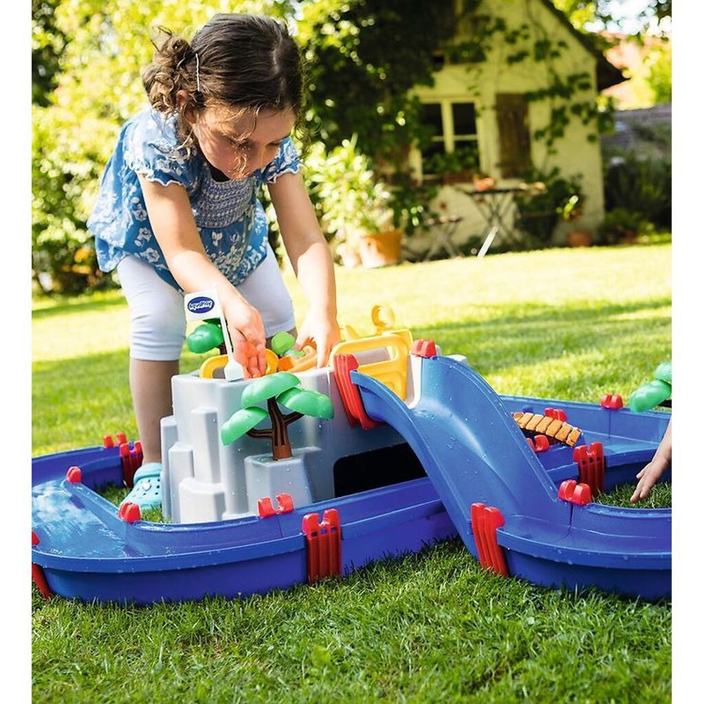 AquaPlay Vandbane - 70 Dele - 126x88 cm - Bjergsø