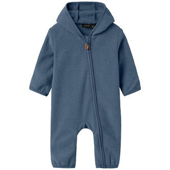 Name It Fleecedragt - NbnMeeko - Vintage Indigo m. Ører