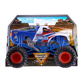 Monster Jam Collector Truck - 1:24 - Lucas Stabilizer - Blå/Hvid
