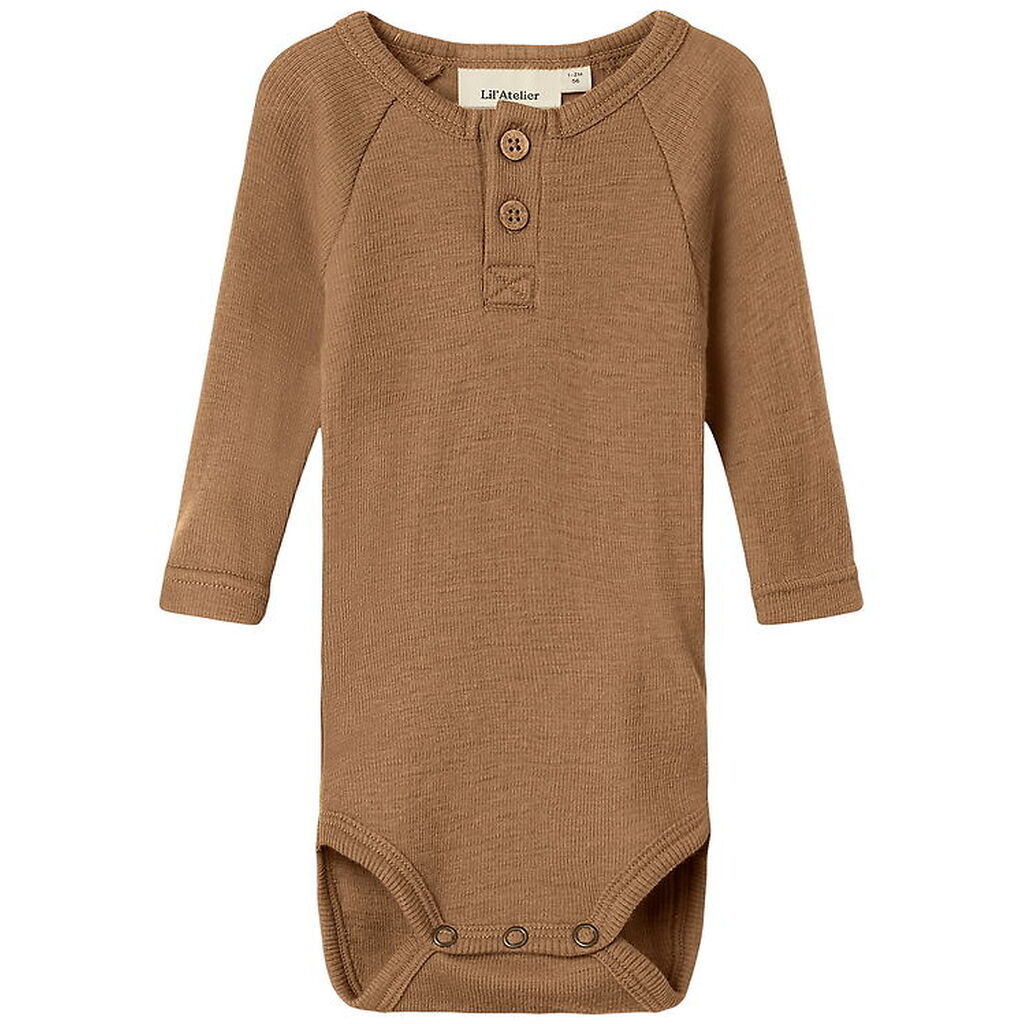 Lil' Atelier Body l/æ - Uld - NbnNoel - Slim - Tigers Eye