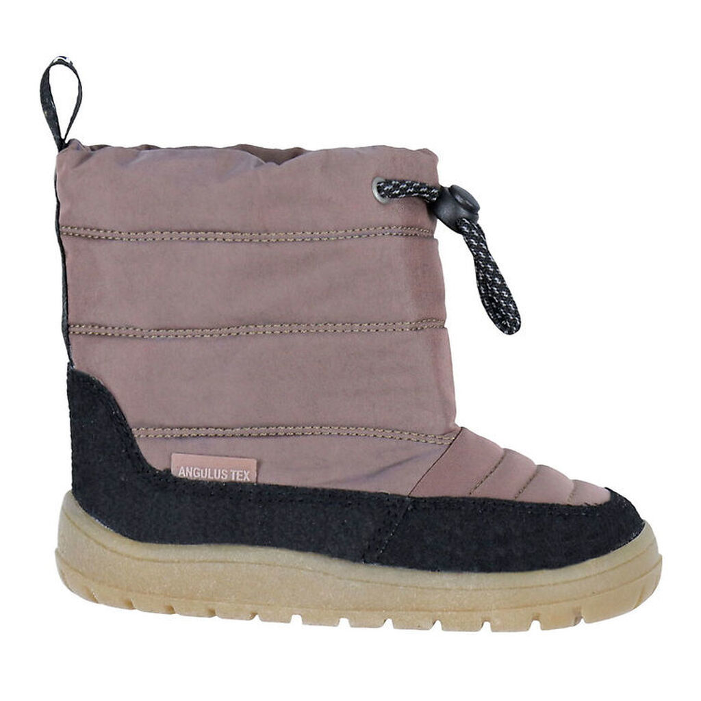 Angulus Vinterstøvler - Tex - Sort/Dusty Rouge