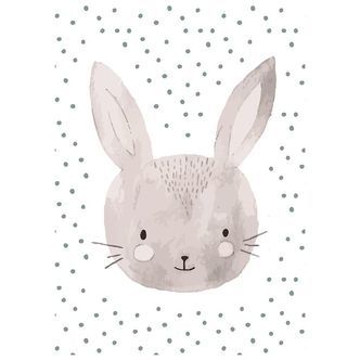 Citatplakat Plakat - A3 - Childish Rabbit