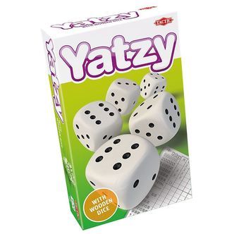 TACTIC Spil - Yatzy m. Træterninger