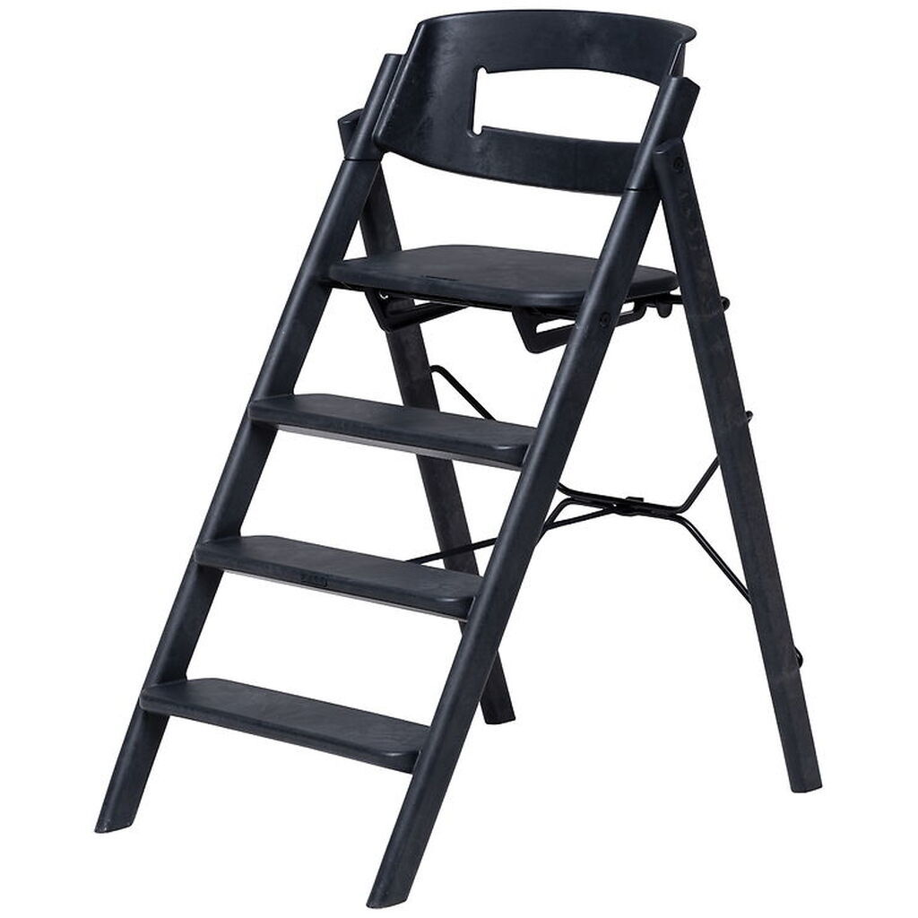 KAOS Højstol - Klapp - Genanvendt Plastik - Charcoal Black