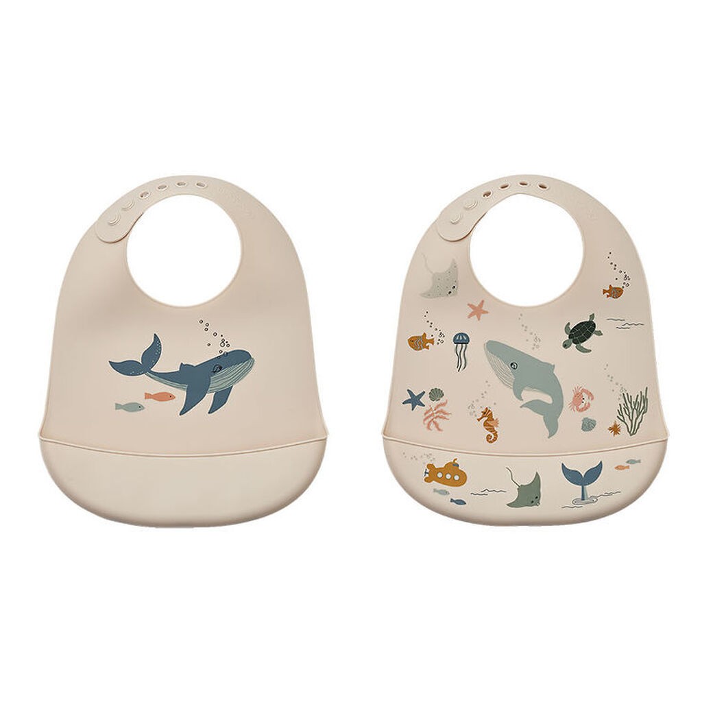 Liewood Hagesmække - Silikone - 2-pak - Tilda - Sea Creature/San