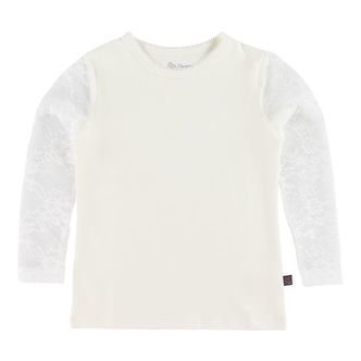 Little Wonders Bluse m. Blondeærmer - Maja - Hvid