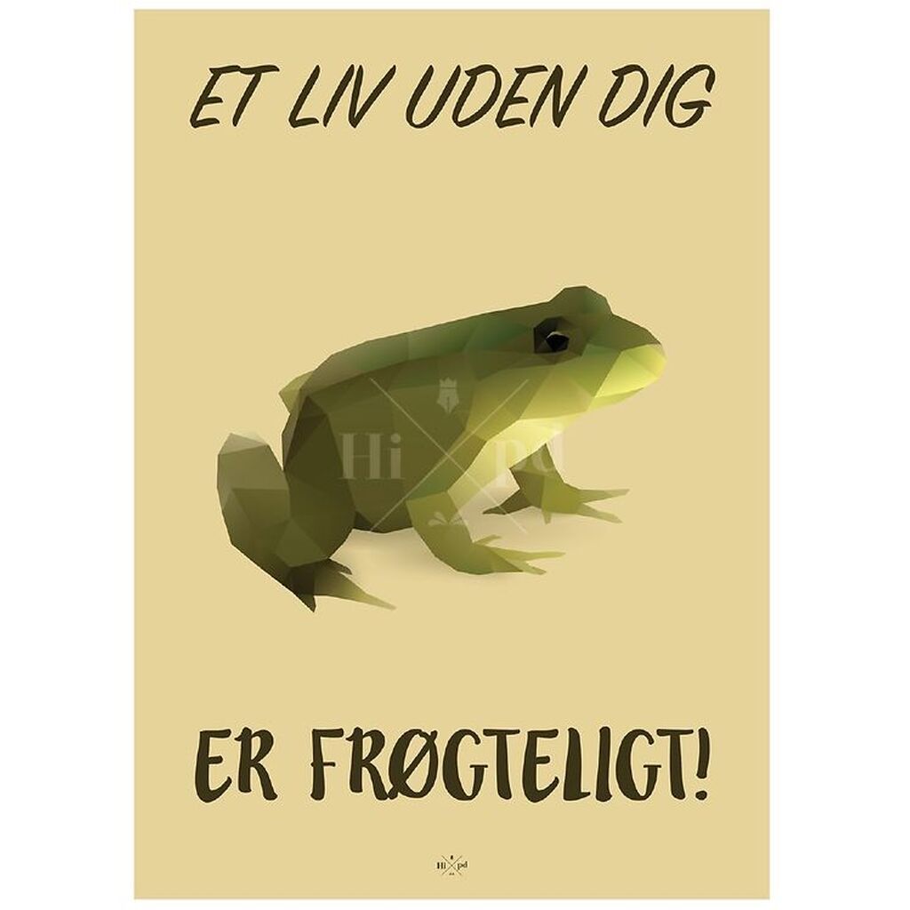 Hipd Plakat - A3 - Frø