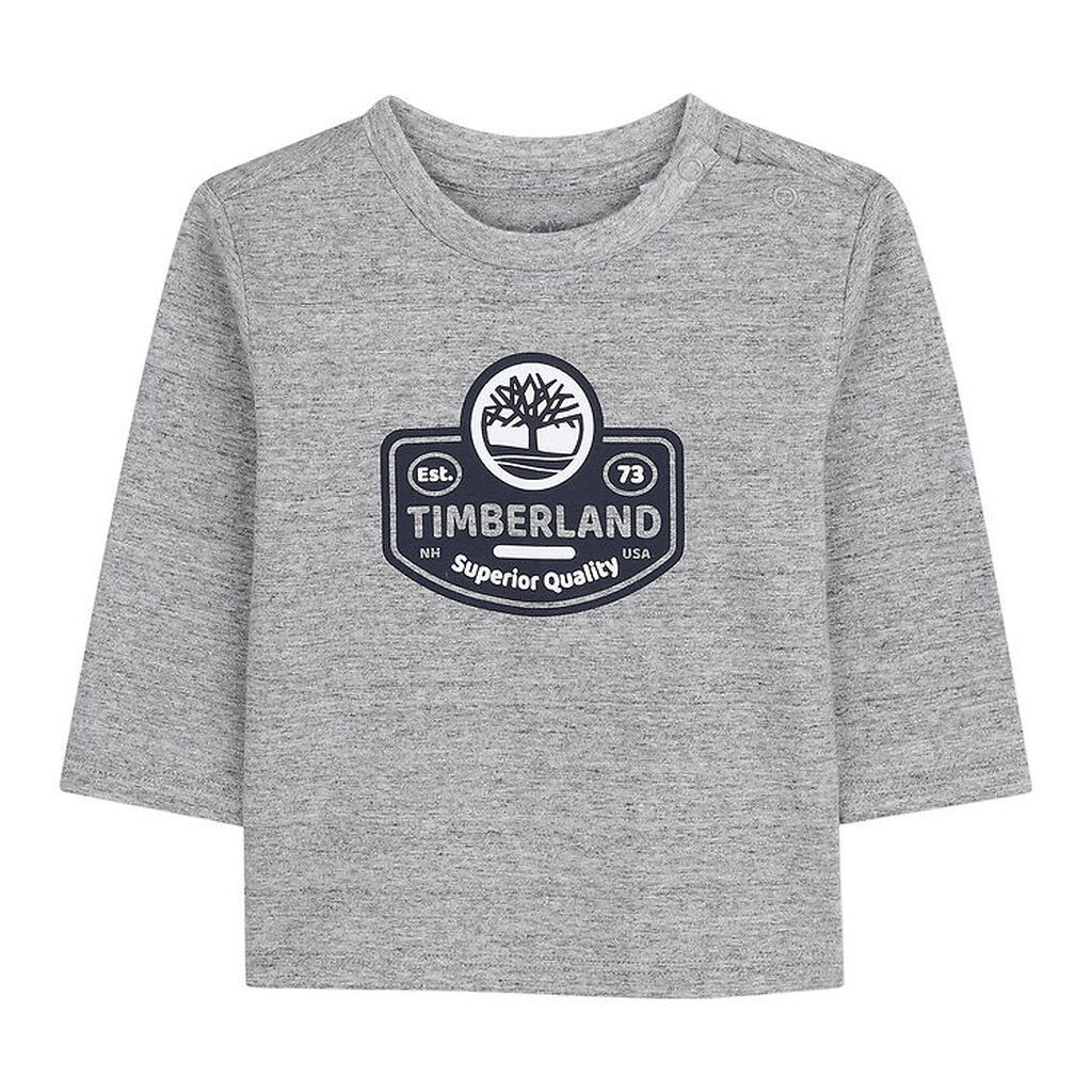 Timberland Bluse - Chine Grey m. Print