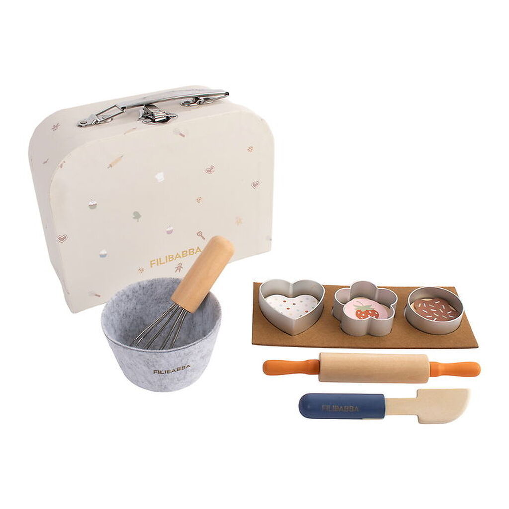 Filibabba Legekuffert - Bagesæt I Træ
