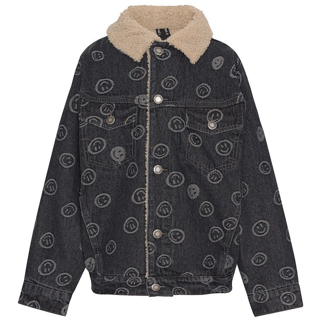 Molo Denimjakke m. For - Hiro - Happiness Black