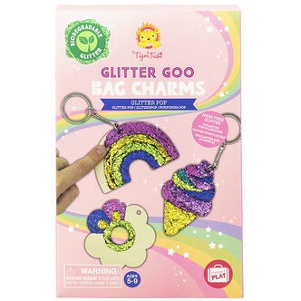 Tiger Tribe Kreasæt - Glitter Goo Bag Charms - Glitter Pop