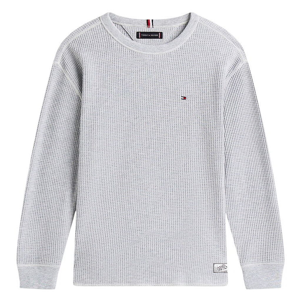 Tommy Hilfiger Bluse - Strik - Lysegråmeleret