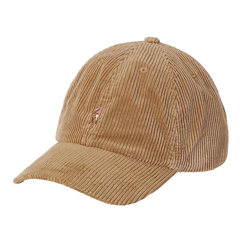 Polo Ralph Lauren Kasket- Fløjl - Jodphur Tan/Multi PP