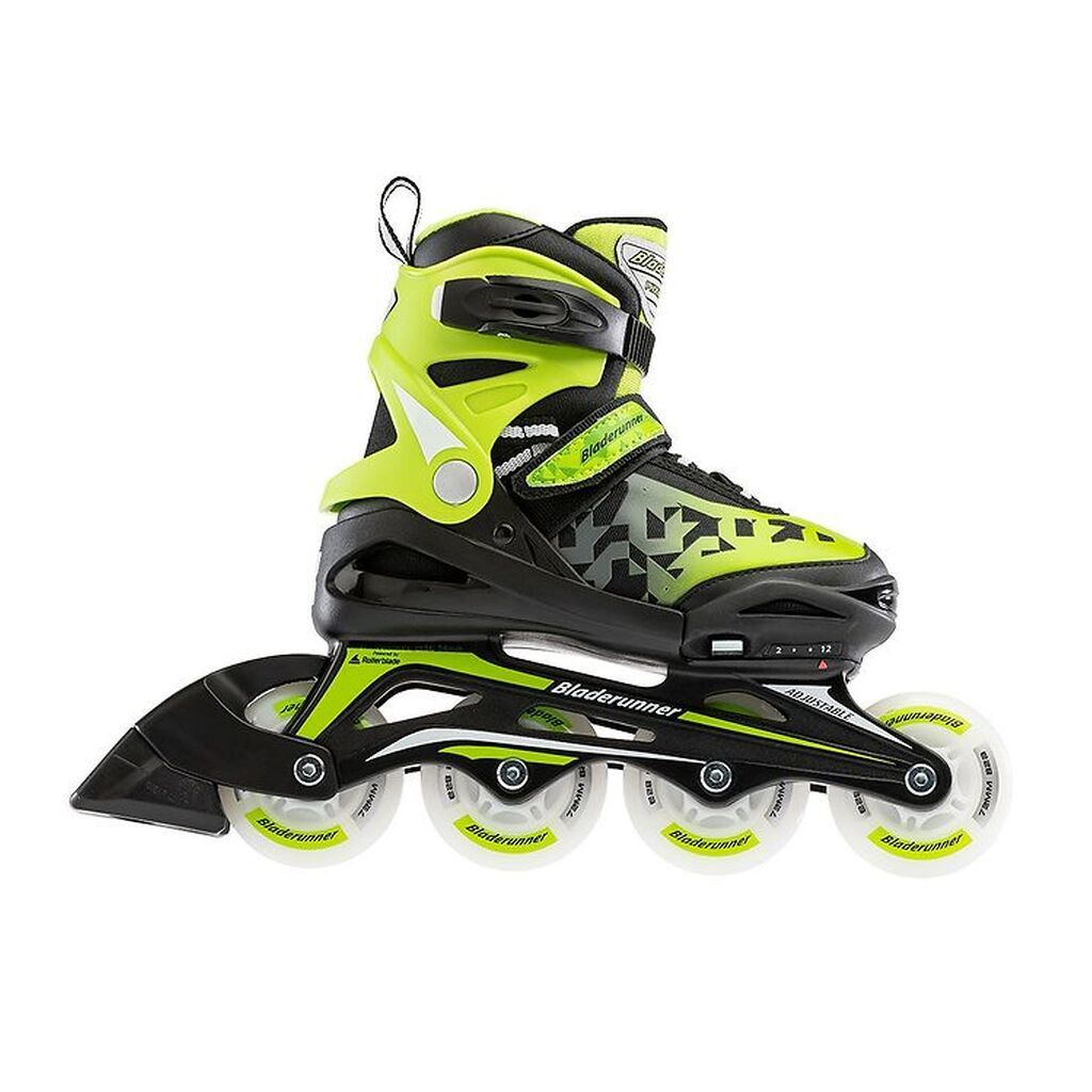 Bladerunner Rulleskøjter m. Lys - Phoenix Flash - Sort/Grøn