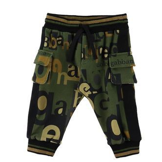 Dolce & Gabbana Sweatpants - Reborn To Live - Armygrøn m. Print