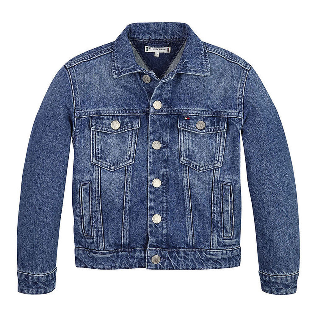 Tommy Hilfiger Denimjakke - U Oversized - Vintagebluewashed