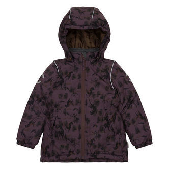 Mikk-Line Vinterjakke - Recycled - Huckleberry m. Print