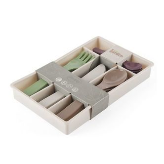 Dantoy Bestikkasse - Green Garden - 17 Dele