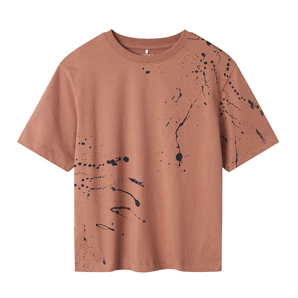 Name It T-shirt - NkmTubalu - Burlwood