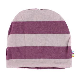 Joha Hue - Uld - Lys Rosa/Blommestribet