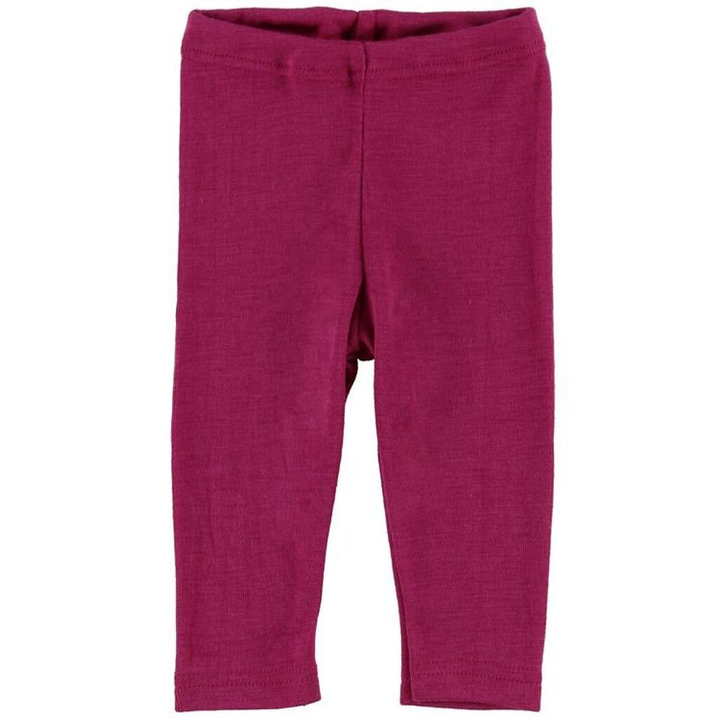 Engel Leggings - Uld/Silke - Raspberry
