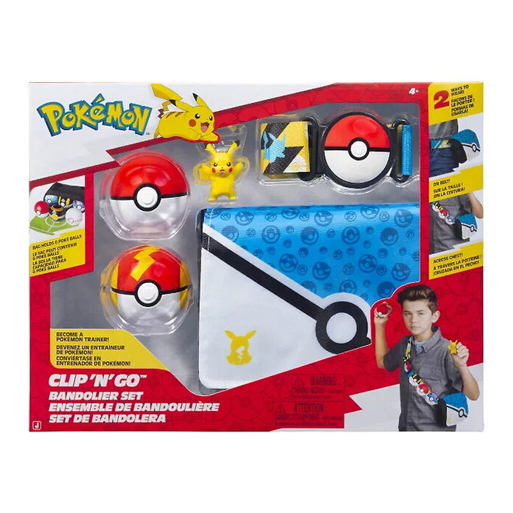 Pokémon Legesæt - Pikachu - Clip 'N' Go