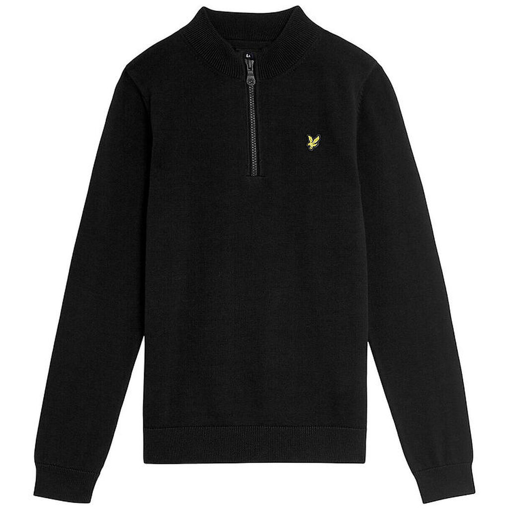 Lyle & Scott Bluse m. Lynlås - Strik - Jet Black