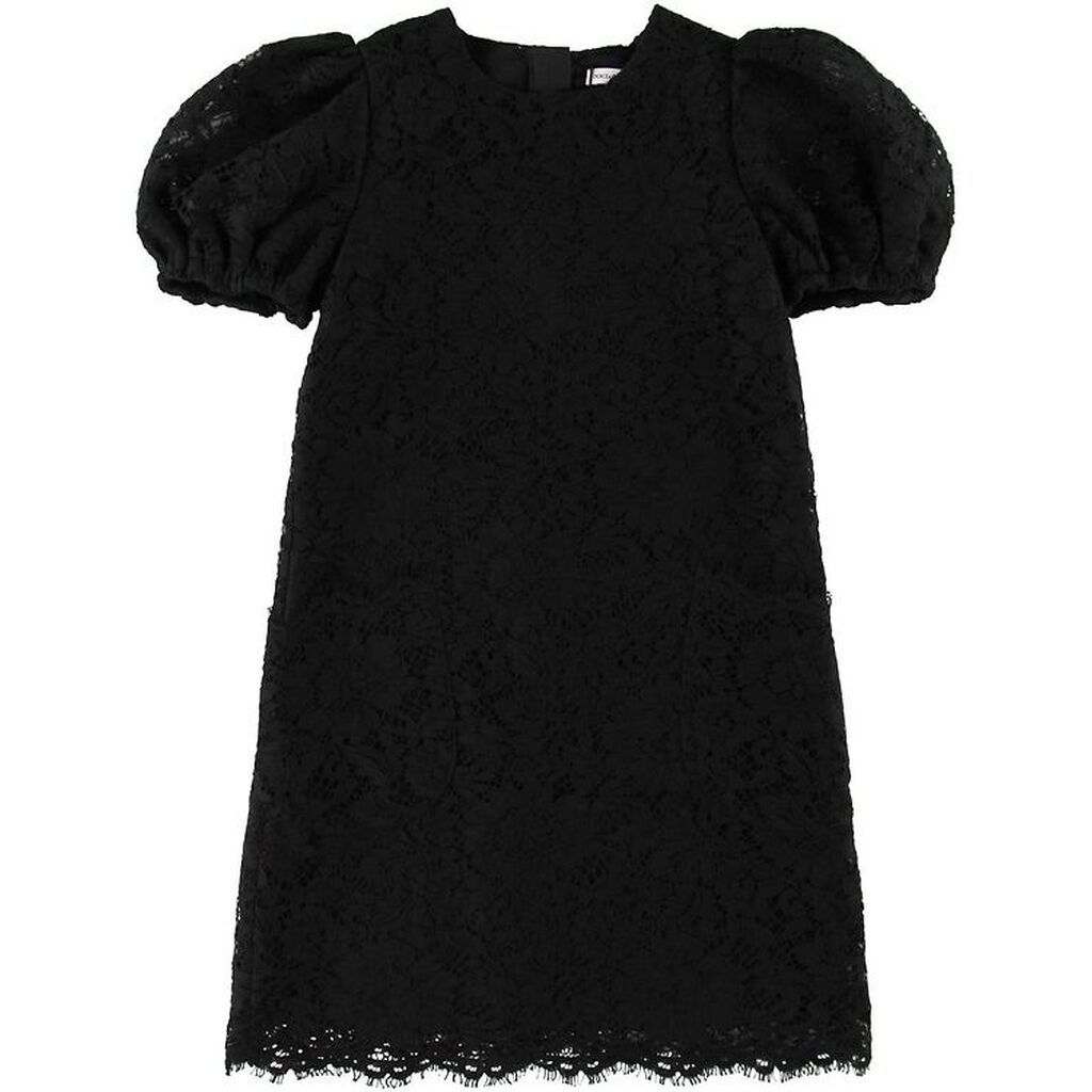 Dolce & Gabbana Kjole - Sort m. Blonder