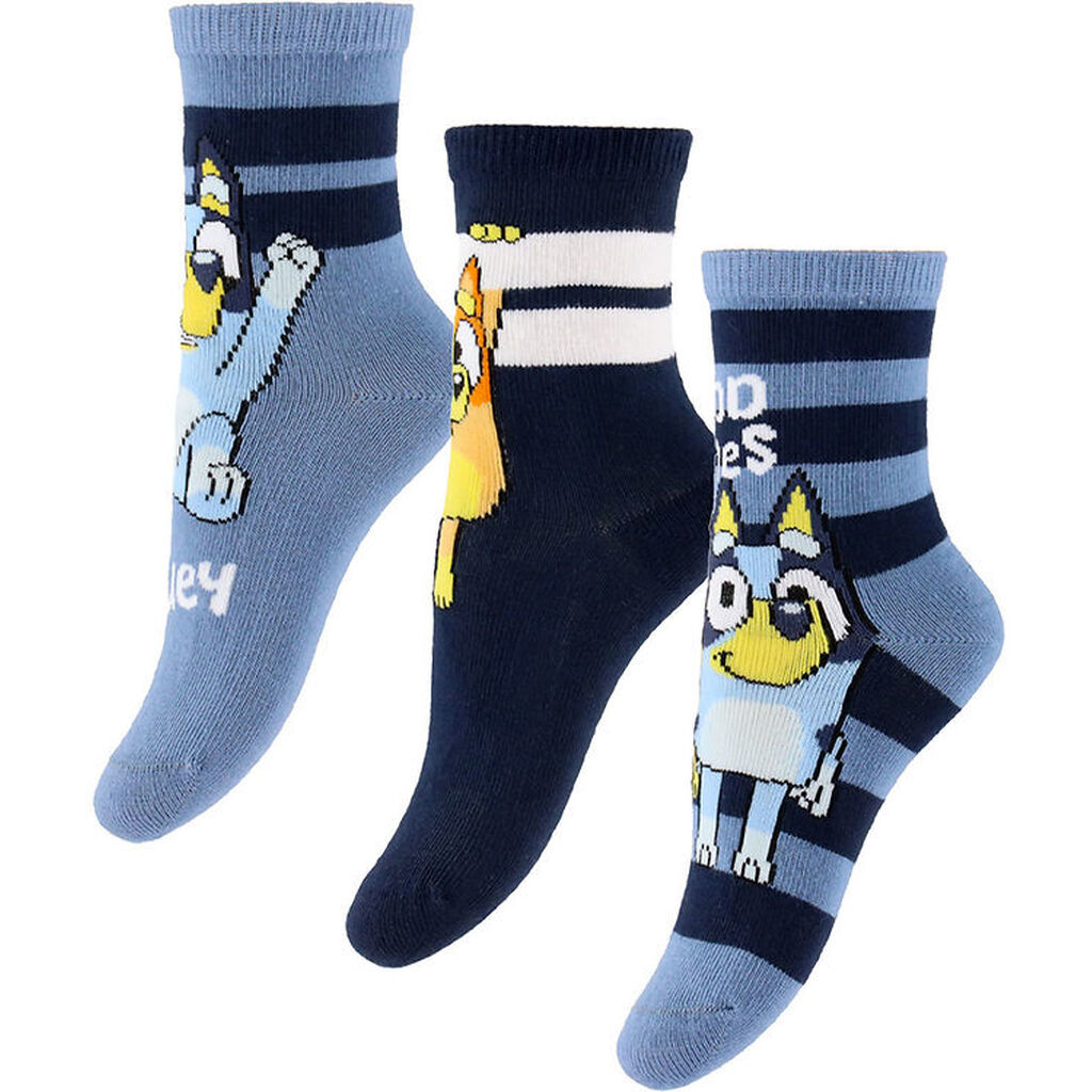 Name It Strømper - NmmJustin - 3-pak - Bluey - Navy Blazer/3 Pac