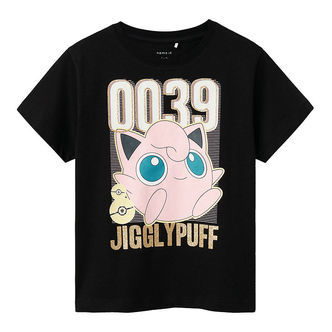 Name It T-shirt - NkfJimini Pokemon - Sort m. Print